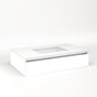 Robern - Cartesian Vanity, 36'' x 7-1/2'' x 21'', White, Full Drawer, No Night Light - White