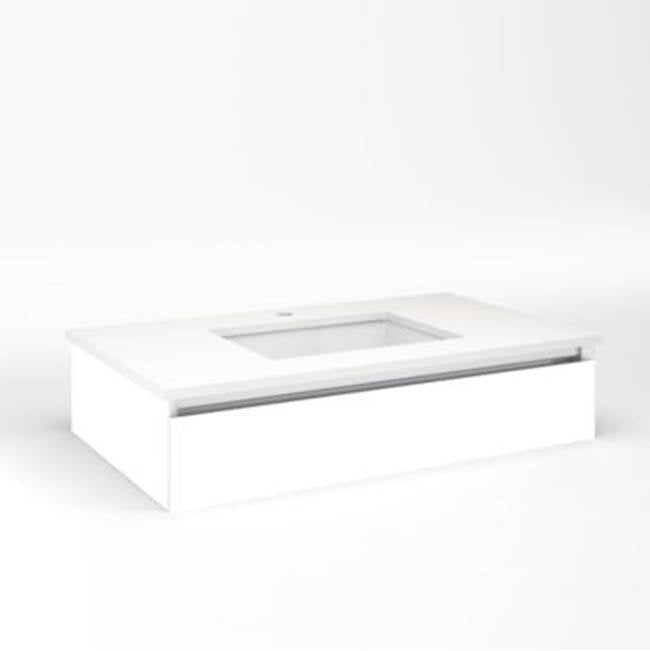 Robern - Cartesian, 36X7.5X21,White,Full, Snl - White