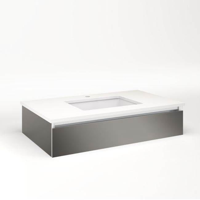 Robern - CARTESIAN, 36X7.5X21, TGM, FIX - Tinted Gray Mirror