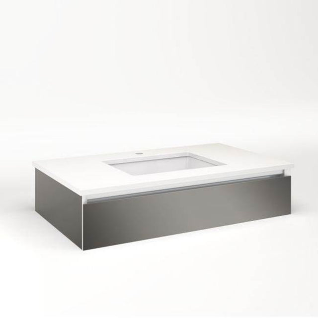 Robern - CARTESIAN, 36X7.5X21, TGM, FIX - Tinted Gray Mirror