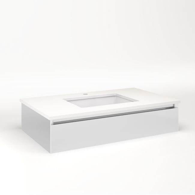 Robern - CARTESIAN, 36X7.5X21, SAT WHT, FIX - Satin White