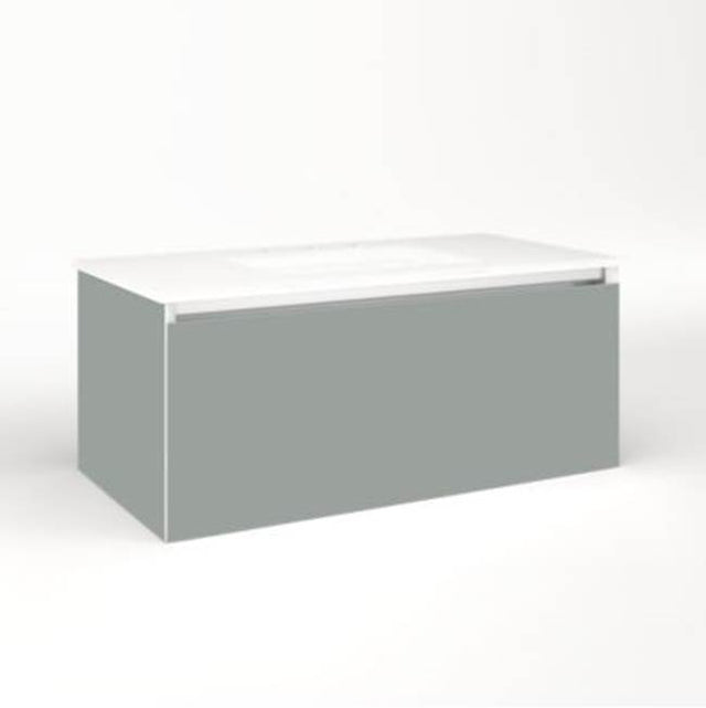 Robern - Cartesian, 36X15X18,Mat Gry,Full, Snl - Matte Gray
