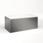 Robern - Cartesian Vanity, 36'' x 15'' x 18'', Tinted Gray Mirror, Plumbing Drawer, No Night Light - Tinted Gray Mirror