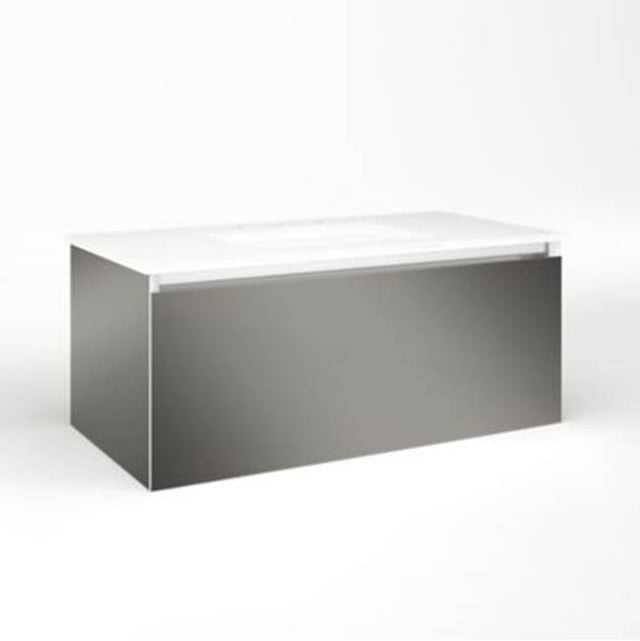 Robern - Cartesian, 36X15X18,Tgm,Plumb, Snl - Tinted Gray Mirror