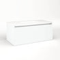 Robern - Cartesian Vanity, 36'' x 15'' x 18'', Matte White, Plumbing Drawer, No Night Light - Matte White