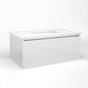 Robern - Cartesian Vanity, 36'' x 15'' x 21'', Satin White, Full Drawer, No Night Light - Satin White