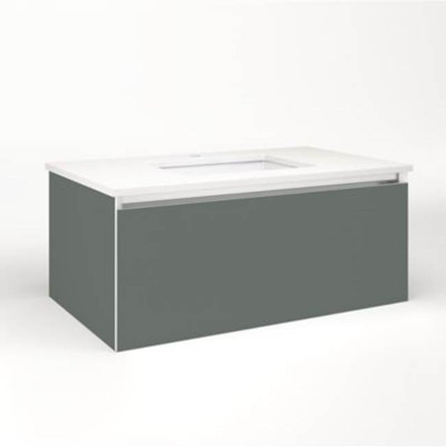 Robern - Cartesian, 36X15X21,Mat Gry,Full, Snl - Matte Gray