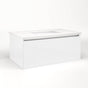 Robern - Cartesian Vanity, 36'' x 15'' x 21'', White, Plumbing Drawer, No Night Light - White