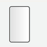 Robern - CAB, ROUND CORNER METAL 2034D4, MAT BLCK - Matte Black