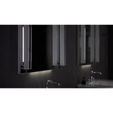 M Series Cabinet, 16'' x 30'' x 6'', Flat Top, Polished Edge, Left Hinge, Electric
