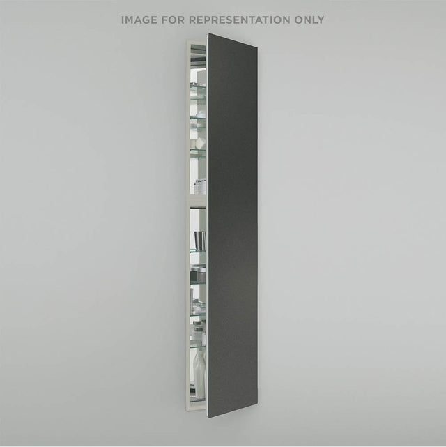 Robern - M Series Cabinet, 16'' x 70'' x 8'', Full Length, Tinted Gray Mirror, Right Hinge, Electric
