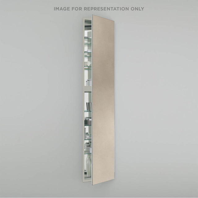 Robern - M Series Cabinet, 16'' x 70'' x 8'', Full Length, Satin Bronze, Right Hinge, Non-Electric