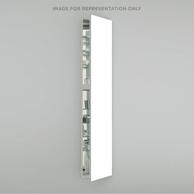 Robern - M Series Cabinet, 16'' x 70'' x 8'', Full Length, Matte White, Right Hinge, Electric
