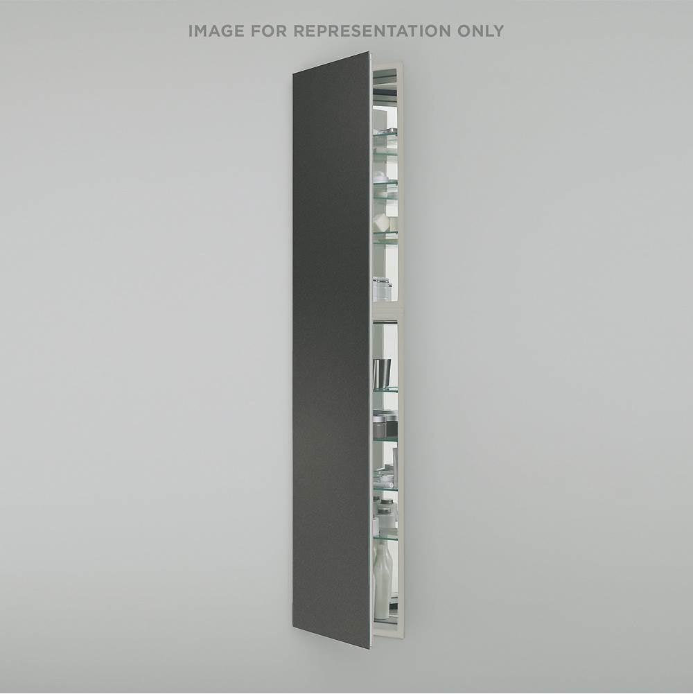 Robern - M Series Cabinet, 16'' x 70'' x 8'', Full Length, Matte Gray, Left Hinge, Non-Electric