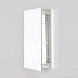 M Series Cabinet, 20'' x 40'' x 4'', Flat Top, Polished Edge, Left Hinge