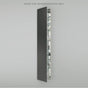 Robern - M Series Cabinet, 20'' x 70'' x 4'', Full Length, Tinted Gray Mirror, Left Hinge, Non-Electric