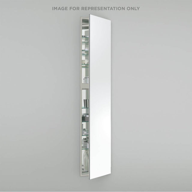 Robern - M Series Cabinet, 20'' x 70'' x 4'', Full Length, Polished Edge, Right Hinge, Non-Electric