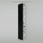 Robern - M Series Cabinet, 20'' x 70'' x 6'', Full Length, Matte Black, Left Hinge, Non-Electric