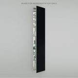 Robern - M Series Cabinet, 20'' x 70'' x 6'', Full Length, Matte Black, Right Hinge, Electric