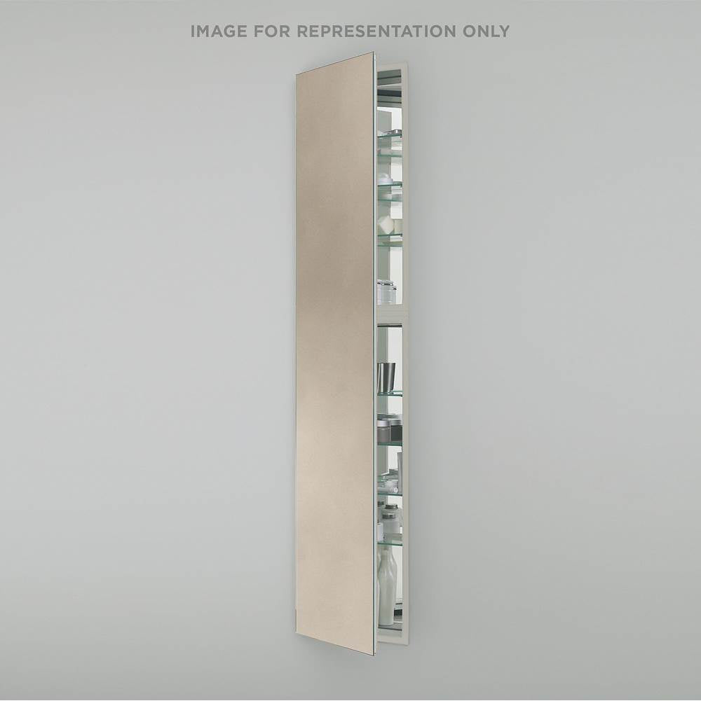 Robern - M Series Cabinet, 20'' x 70'' x 8'', Full Length, Satin Bronze, Left Hinge, Non-Electric
