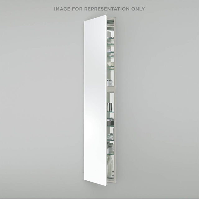 Robern - M Series Cabinet, 20'' x 70'' x 8'', Full Length, Satin White, Left Hinge, Non-Electric