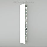 Robern - M Series Cabinet, 20'' x 70'' x 8'', Full Length, White, Left Hinge, Non-Electric