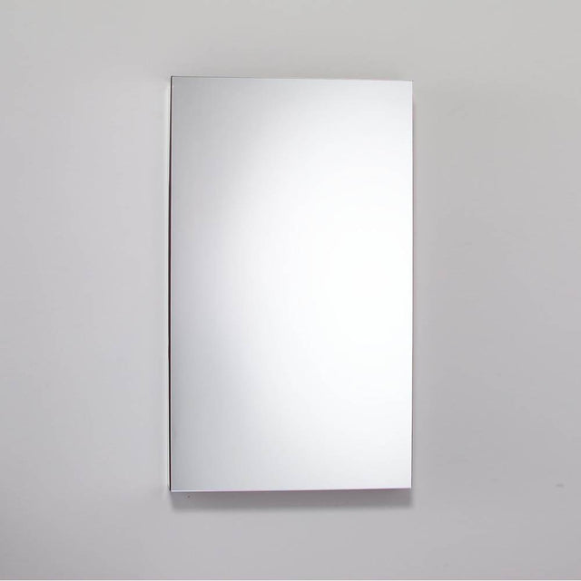 Robern - M Series Cabinet, 24'' x 40'' x 4'', Flat Top, Polished Edge, Left Hinge, Electric, Night Light, Defogger