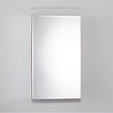 Robern - M Series Cabinet, 24'' x 40'' x 6'', Flat Top, Bevel Edge, Left Hinge