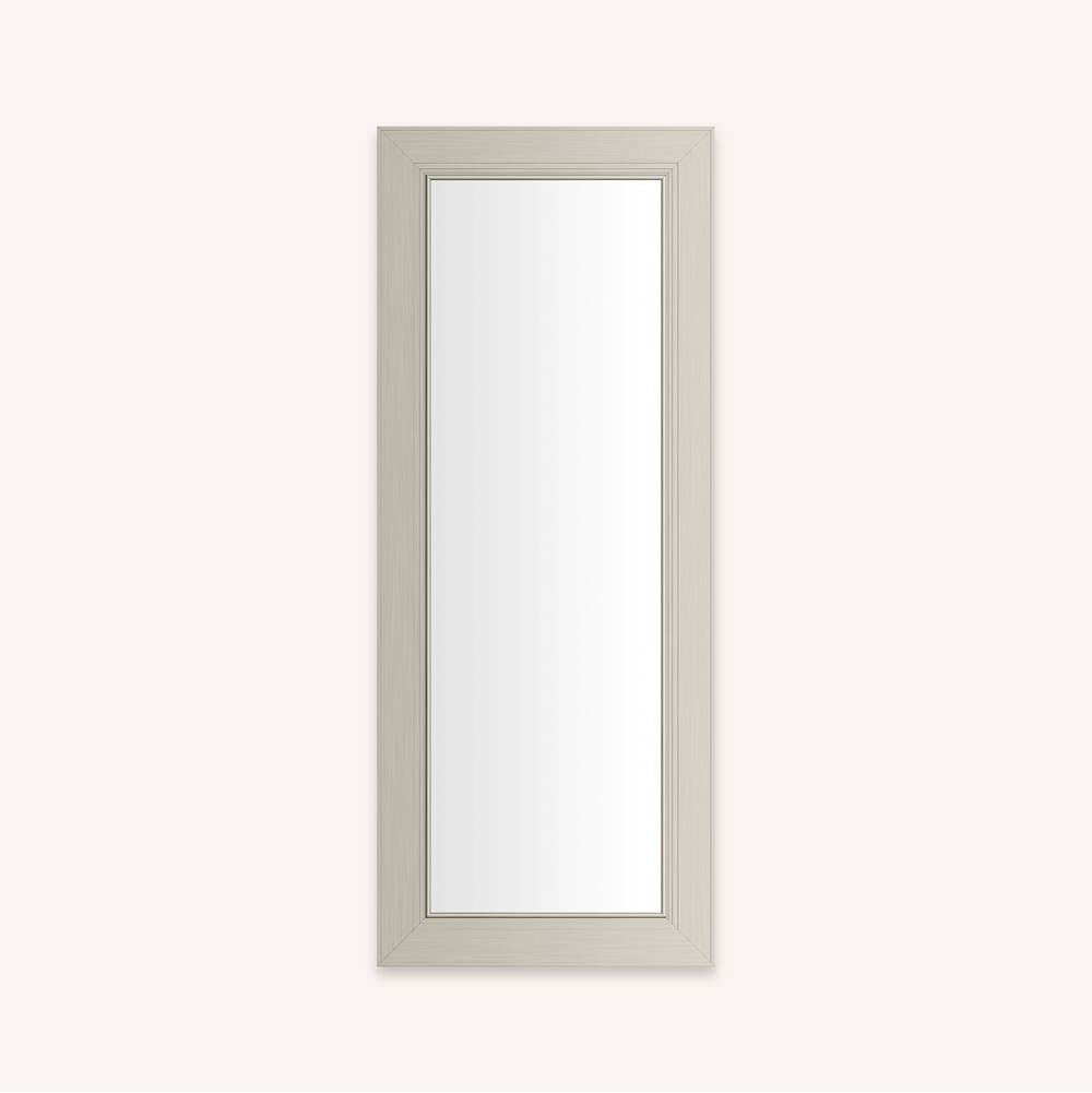 Robern - DC FRAMED WALL MIRROR, ME, 16X40, NICKEL - Nickel