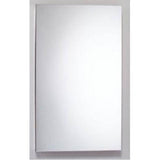Robern - PL Series Cabinet, 15-1/4'' x 30'' x 4'', Flat Top, Polished Edge, Non-Handed (Reversible), Classic Gray Interior, Non-Electric