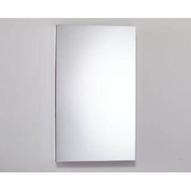 Robern - PL Series Cabinet, 19-1/4'' x 30'' x 4'', Flat Top, Polished Edge, Non-Handed (Reversible), Classic Gray Interior, Non-Electric