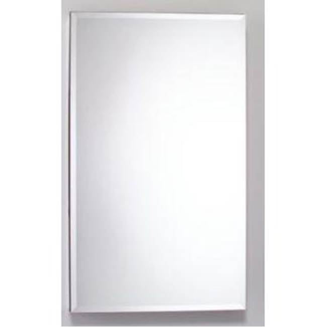 Robern - PL Series Cabinet, 19-1/4'' x 30'' x 4'', Flat Top, Bevel Edge, Non-Handed (Reversible), Classic Gray Interior, Non-Electric