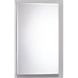 Robern - PL Series Cabinet, 19-1/4'' x 30'' x 4'', Flat Top, Bevel Edge, Non-Handed (Reversible), Classic Gray Interior, Non-Electric