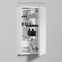 Robern - PL Series Cabinet, 23-1/4'' x 39-3/8'' x 4'', Flat Top, Bevel Edge, Right Hinge, Classic Gray Interior, Electric