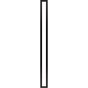 Robern - Profiles Framed Lighting, 3-1/2'' x 40'' x 4-5/8'', Matte Black, 4000K Temperature (Cool Light)