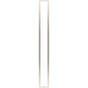 Robern - Profiles Framed Lighting, 5'' x 40'' x 4-5/8'', Polished Nickel, 4000K Temperature (Cool Light)