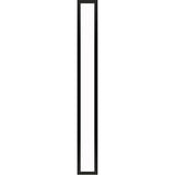Robern - Profiles Framed Lighting, 5'' x 40'' x 4-5/8'', Matte Black, 4000K Temperature (Cool Light)