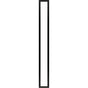 Robern - Profiles Framed Lighting, 5'' x 40'' x 4-5/8'', Matte Black, 4000K Temperature (Cool Light)