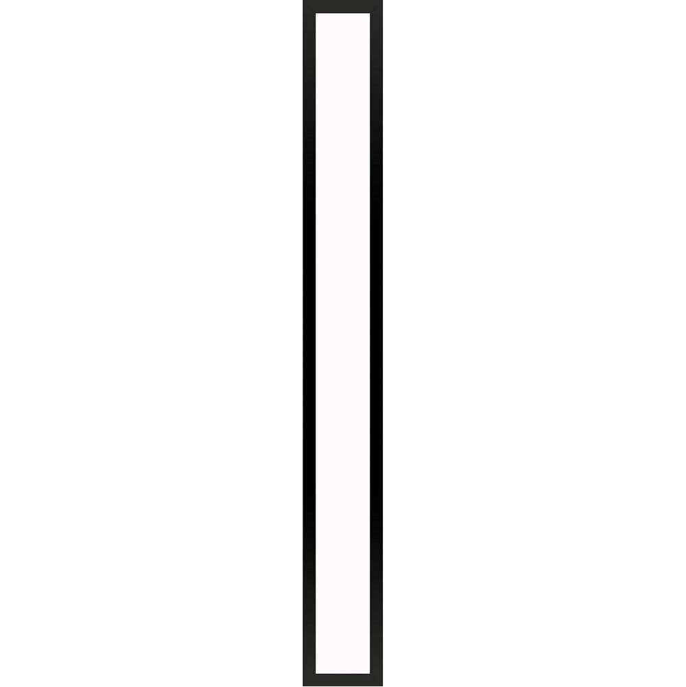Robern - Profiles Framed Lighting, 5'' x 40'' x 4-5/8'', Matte Black, Variable 2700K to 5600K Temperature (Warm to Cool Light)