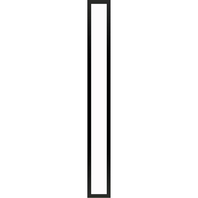 Robern - Profiles Framed Lighting, 5'' x 40'' x 4-5/8'', Matte Black, Variable 2700K to 5600K Temperature (Warm to Cool Light)