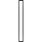 Robern - Profiles Framed Lighting, 5'' x 40'' x 4-5/8'', Matte Black, Variable 2700K to 5600K Temperature (Warm to Cool Light)