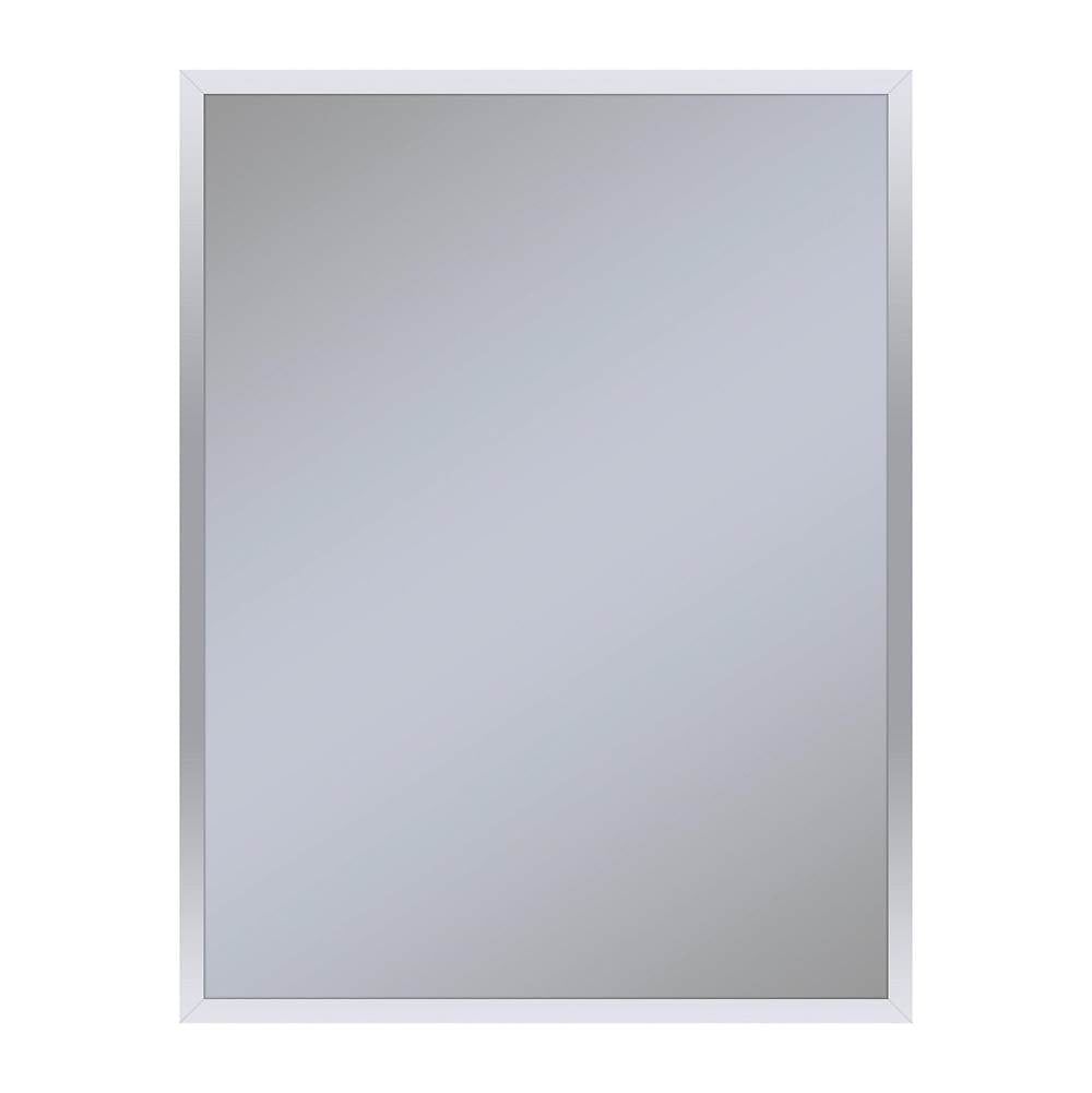 Robern - Profiles Framed Mirror, 24'' x 30'' x 3/4'', Chrome - Chrome