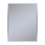 Robern - Profiles Framed Mirror, 24'' x 30'' x 3/4'', Chrome - Chrome