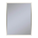 Robern - Profiles Framed Mirror, 24'' x 30'' x 3/4'', Polished Nickel - Polished Nickel