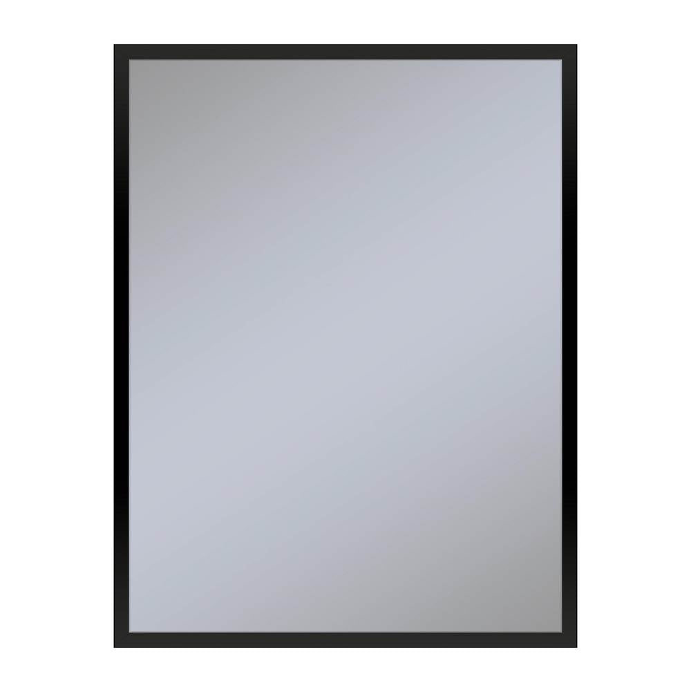 Robern - Profiles Framed Mirror, 24'' x 30'' x 3/4'', Matte Black - Matte Black