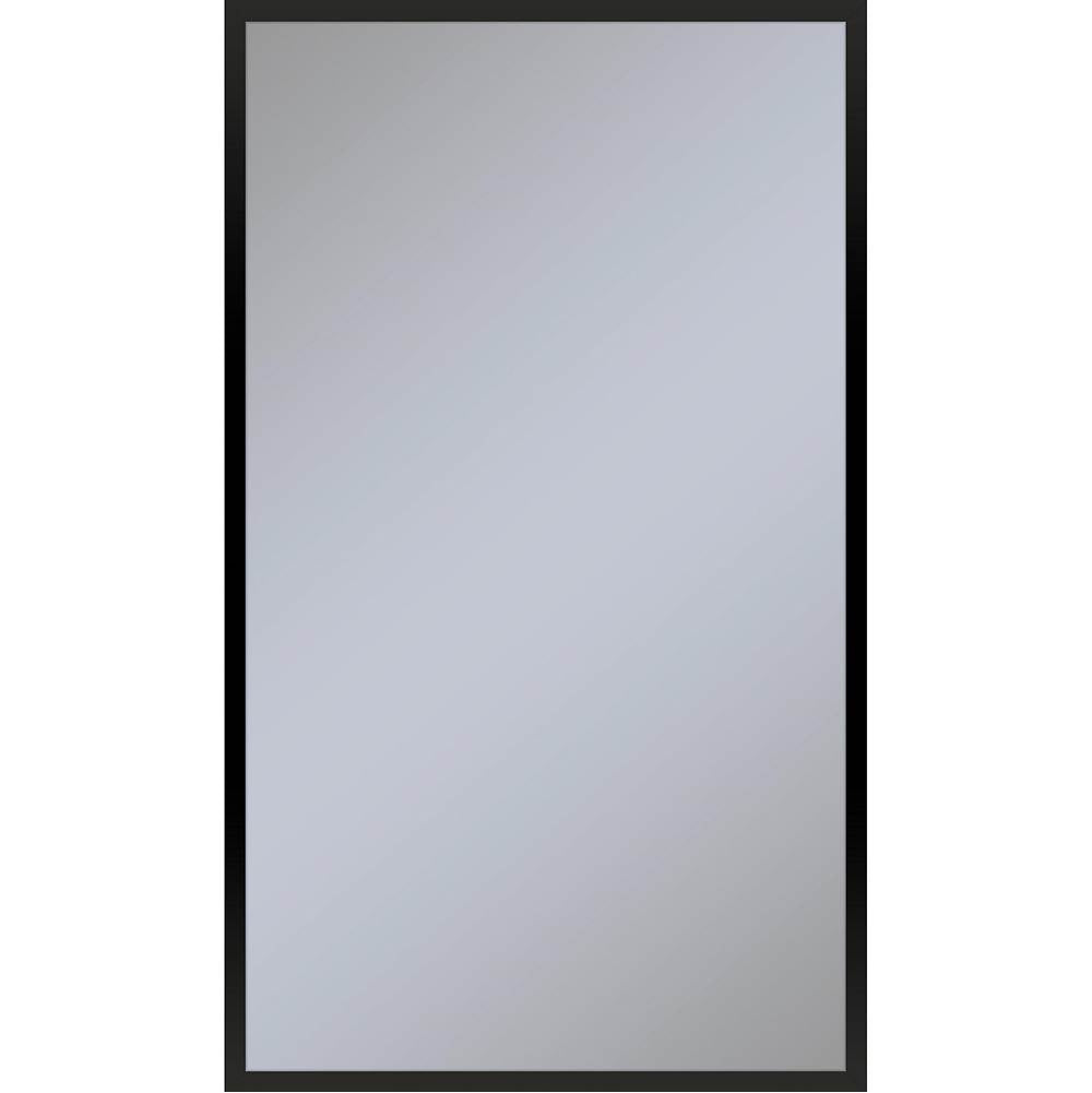 Robern - Profiles Framed Mirror, 24'' x 40'' x 3/4'', Matte Black - Matte Black