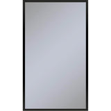 Robern - Profiles Framed Mirror, 24'' x 40'' x 3/4'', Matte Black - Matte Black