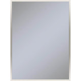 Robern - Profiles Framed Mirror, 30'' x 40'' x 3/4'', Polished Nickel - Polished Nickel