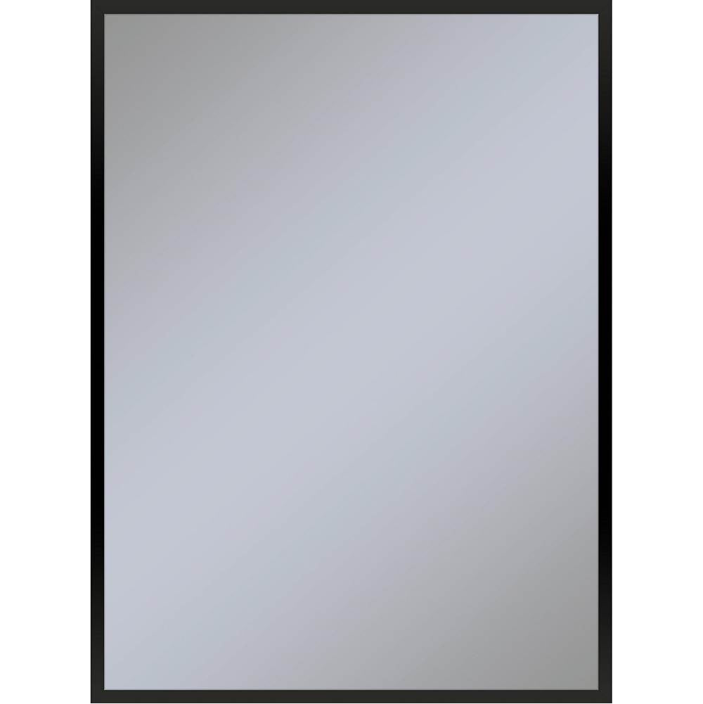 Robern - Profiles Framed Mirror, 30'' x 40'' x 3/4'', Matte Black - Matte Black