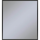 Robern - Profiles Framed Mirror, 36'' x 40'' x 3/4'', Matte Black - Matte Black